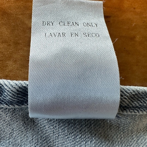 Cherie Cropped Denim Vest Top Buckle Open Side Cowl Neck Sz S NWT Utility Style - Picture 9 of 10